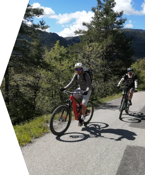 Formule location guidée en VTT électrique